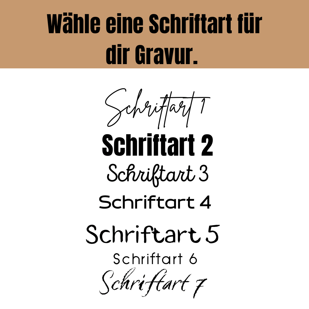Kartenhalter (personalisiert) mit Tierkarte und Trockblumen-Sträuschen