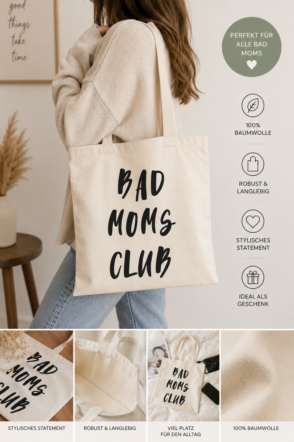 Bad Moms Club Tasche