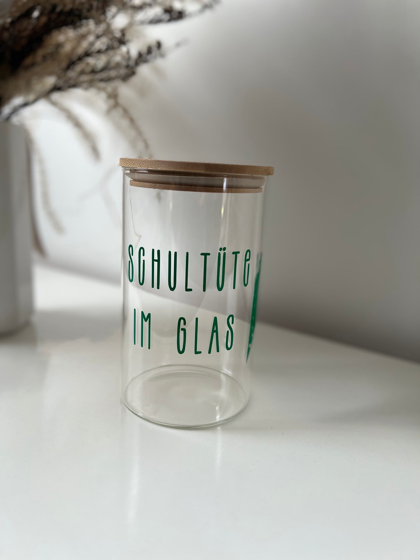 Schultüte im Glas