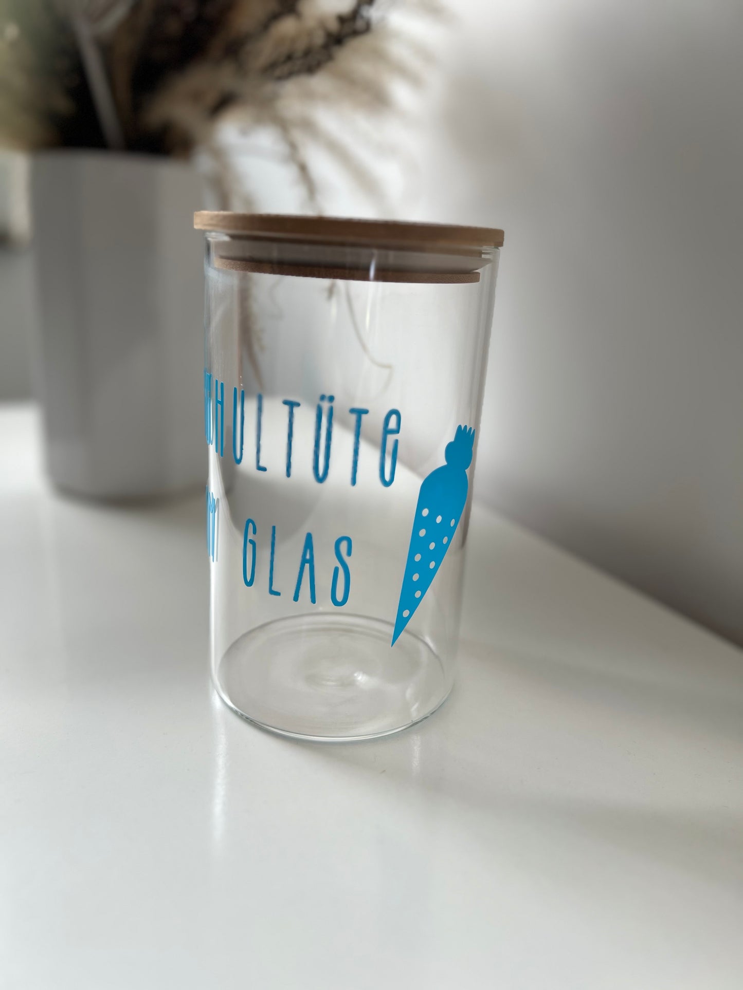 Schultüte im Glas