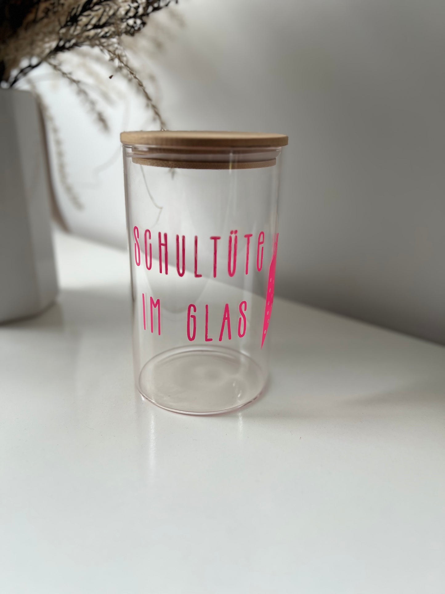 Schultüte im Glas